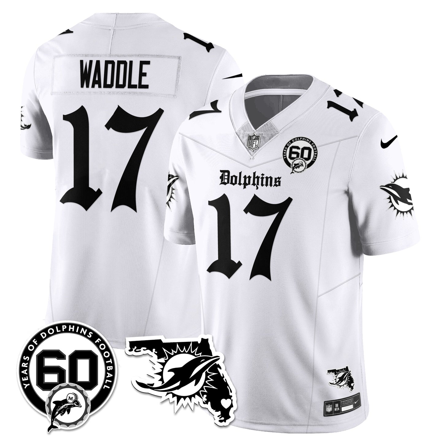 MIA 60th Season Gothic Vapor Limited Jersey - All Stitched
