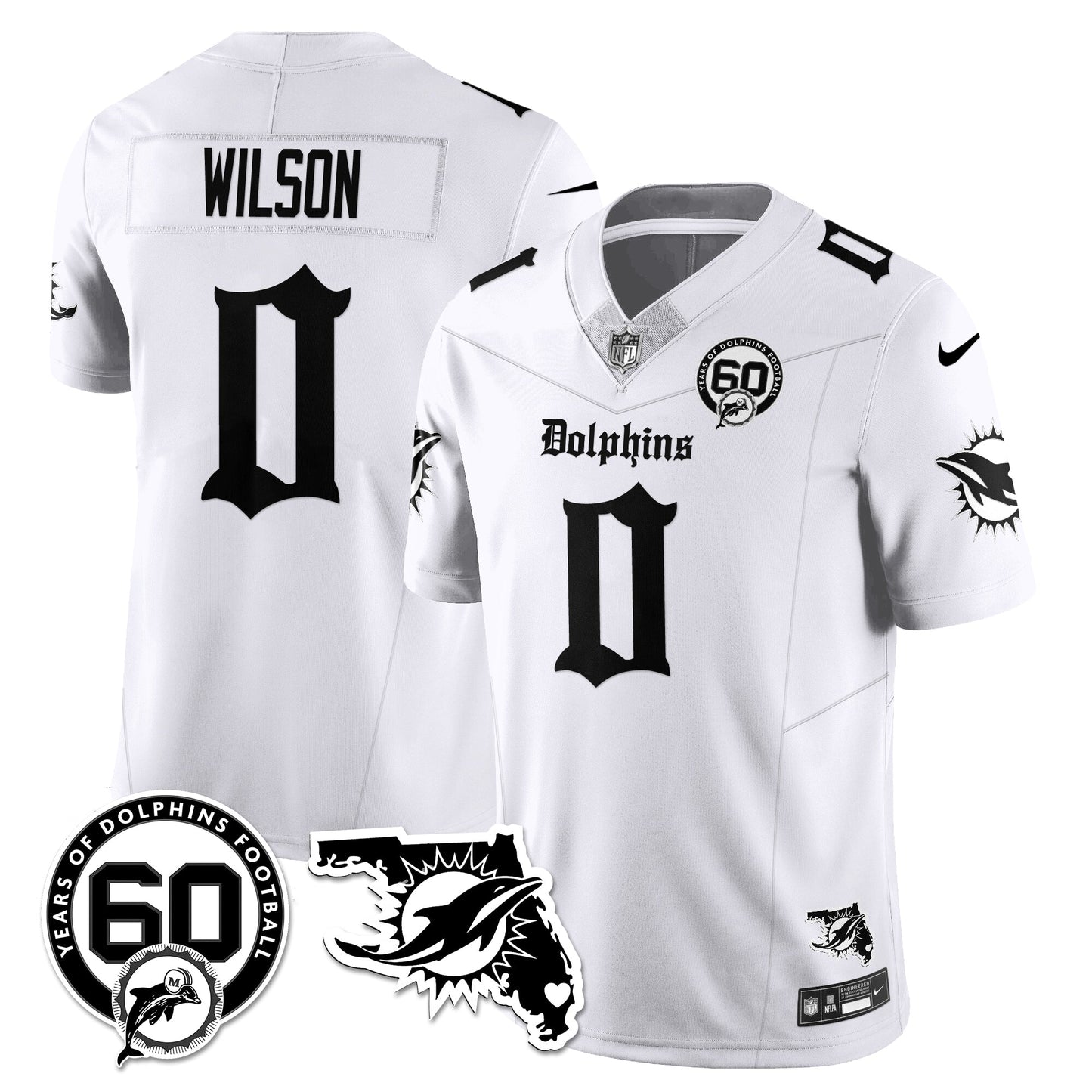 MIA 60th Season Gothic Vapor Limited Jersey - All Stitched
