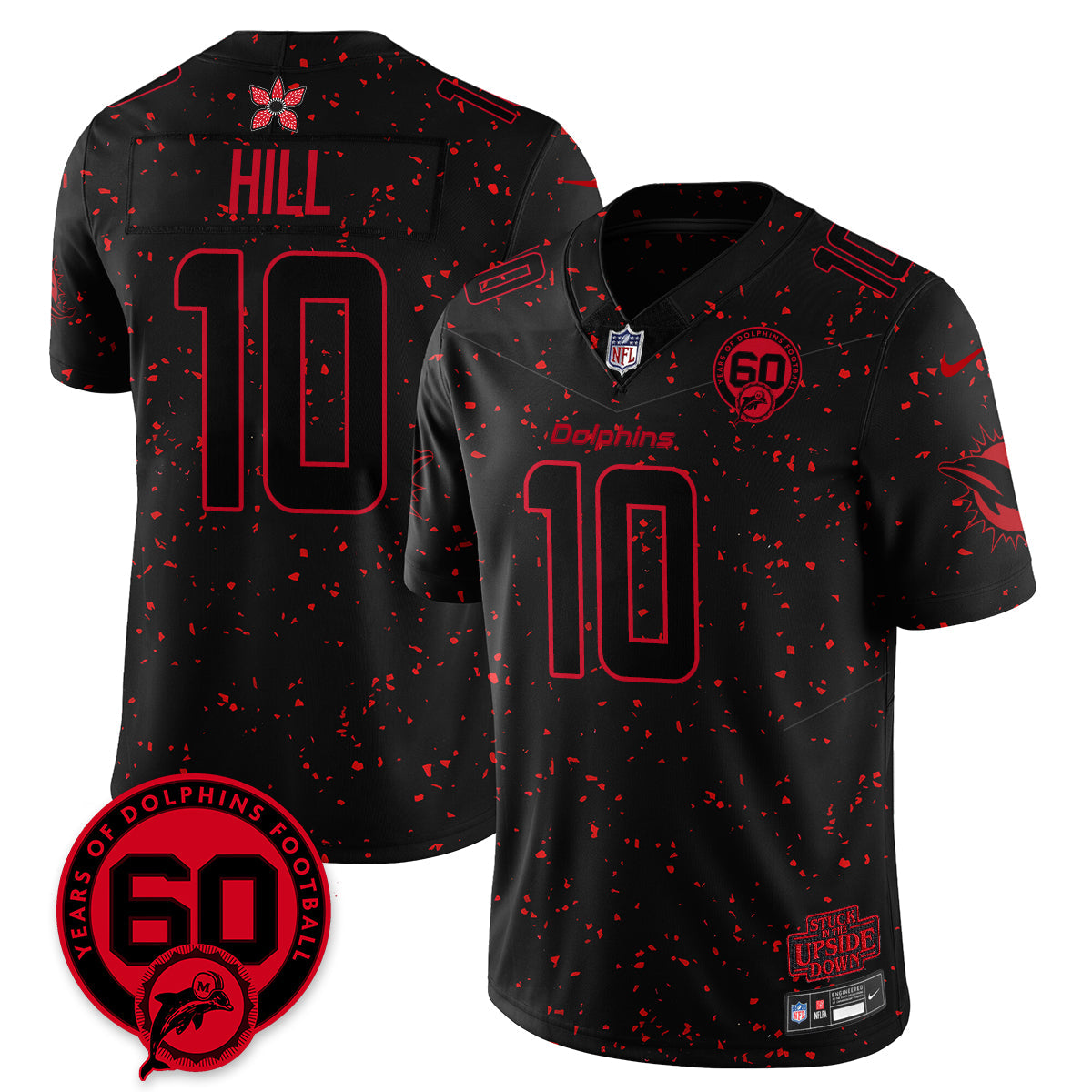 MIA 60th Season Vapor Limited Jersey - Stranger Things - All Stitched