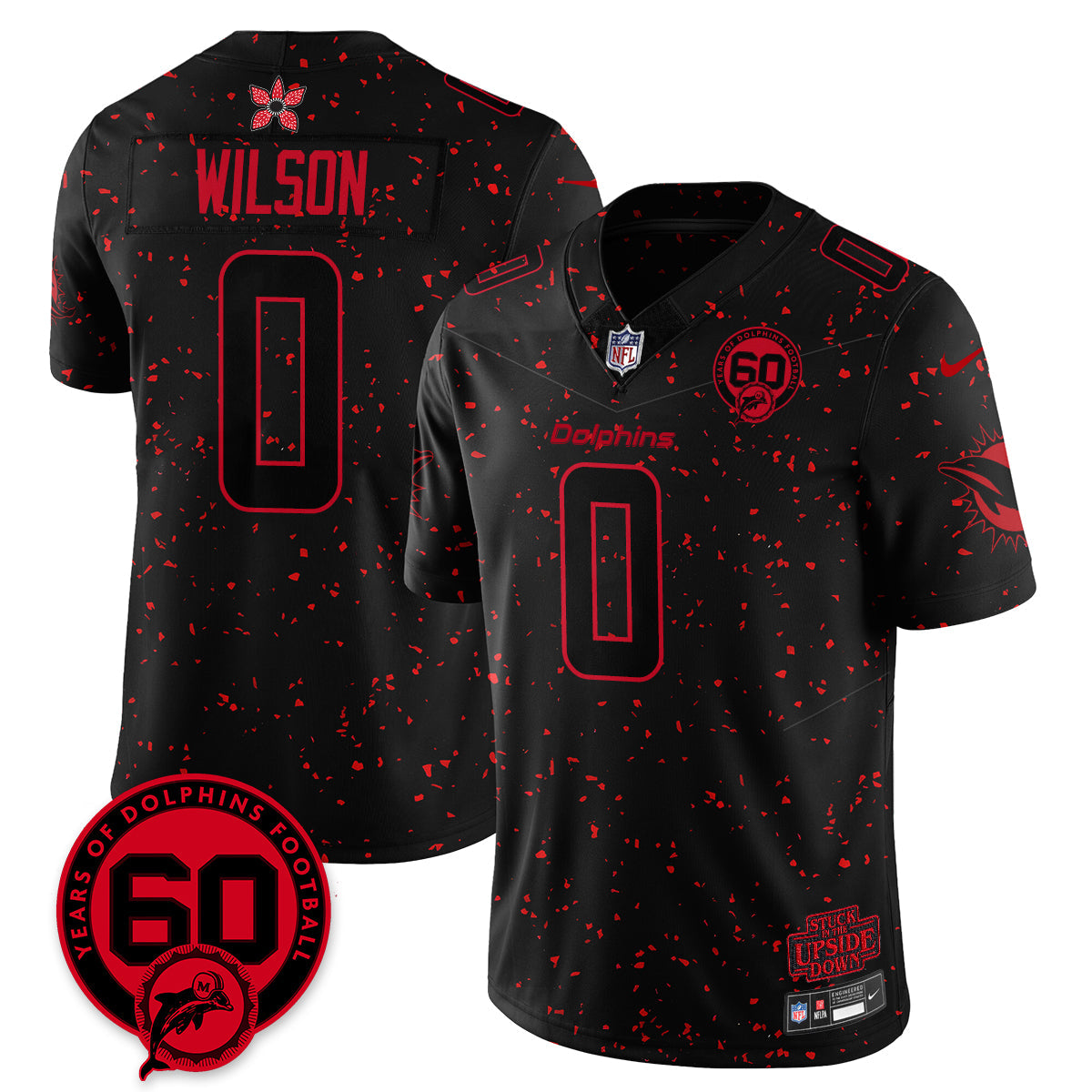 MIA 60th Season Vapor Limited Jersey - Stranger Things - All Stitched