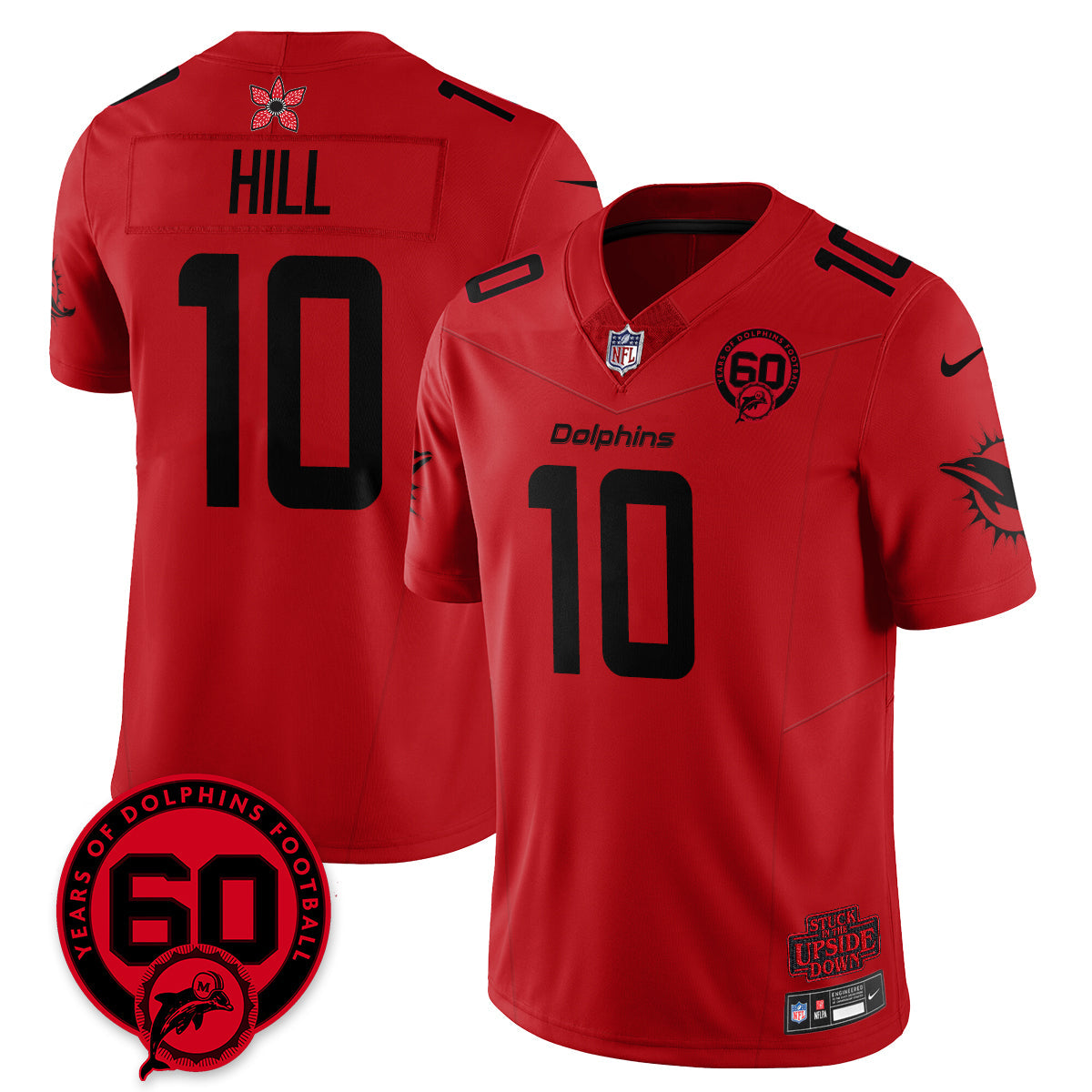 MIA 60th Season Vapor Limited Jersey - Stranger Things - All Stitched