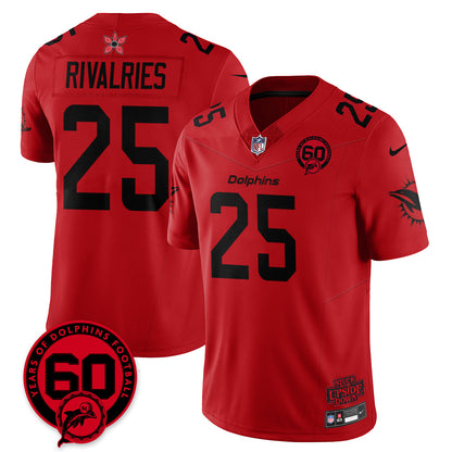 MIA 60th Season Vapor Limited Jersey - Stranger Things - All Stitched