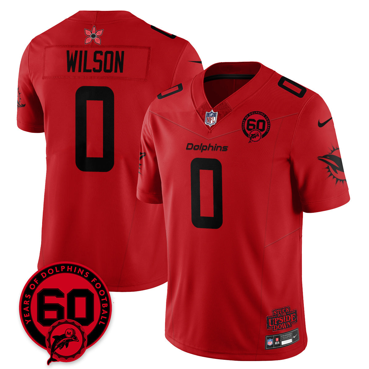 MIA 60th Season Vapor Limited Jersey - Stranger Things - All Stitched