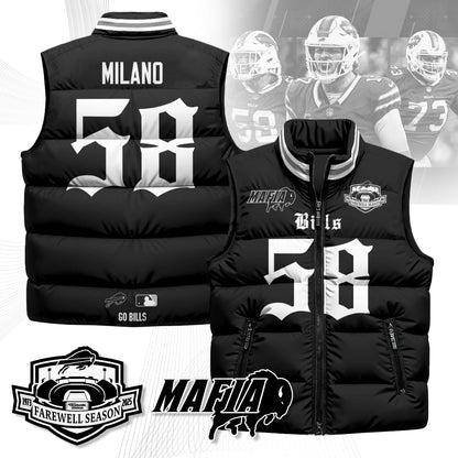 BUF Gothic Farewell Highmark Unisex Puffer Vest