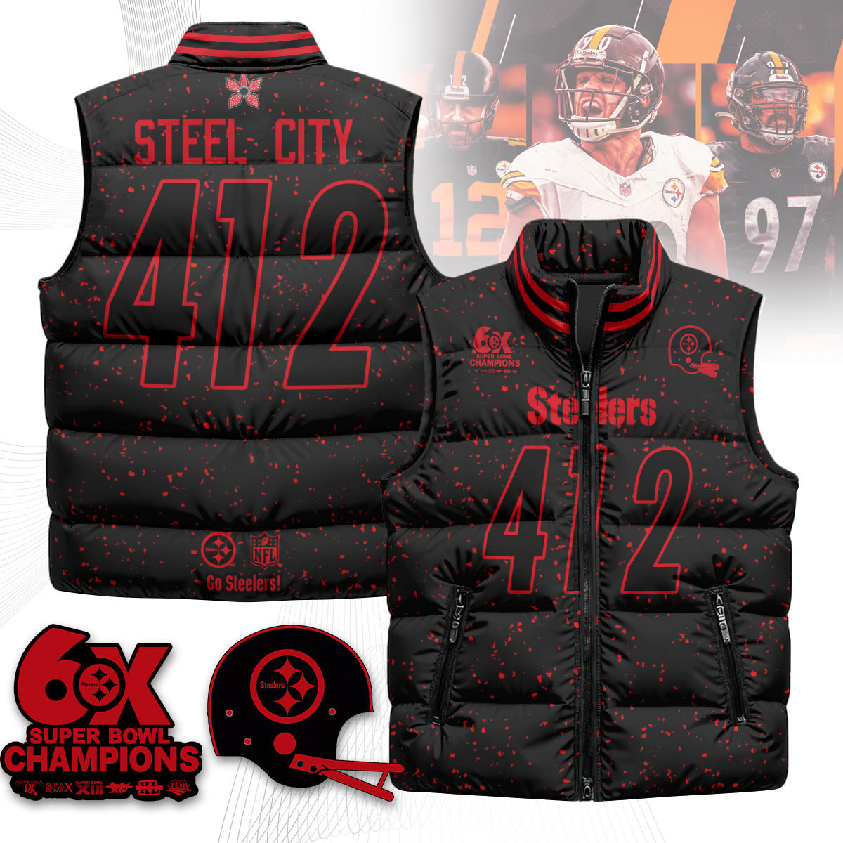 PIT 'Stranger Things Edition' Unisex Puffer Vest