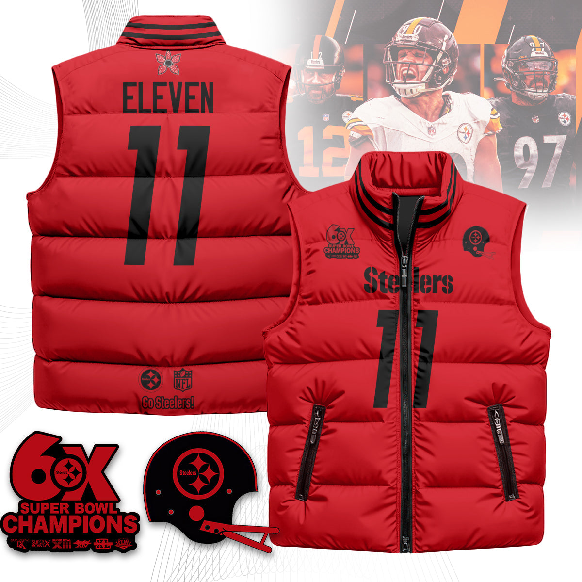 PIT 'Stranger Things Edition' Unisex Puffer Vest