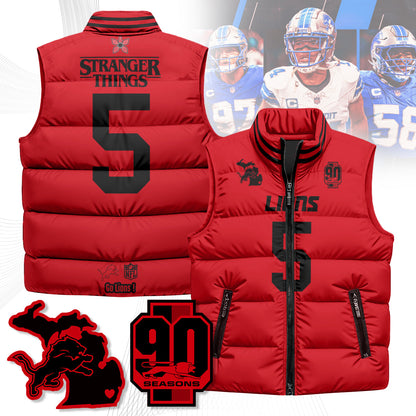 DET 'Stranger Things Edition' Unisex Puffer Vest