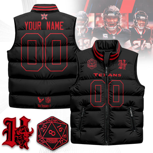 Custom HOU 'Stranger Things Edition' Unisex Puffer Vest