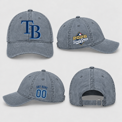 TBR American League Champions Personalized Wash Hat - Printed V3