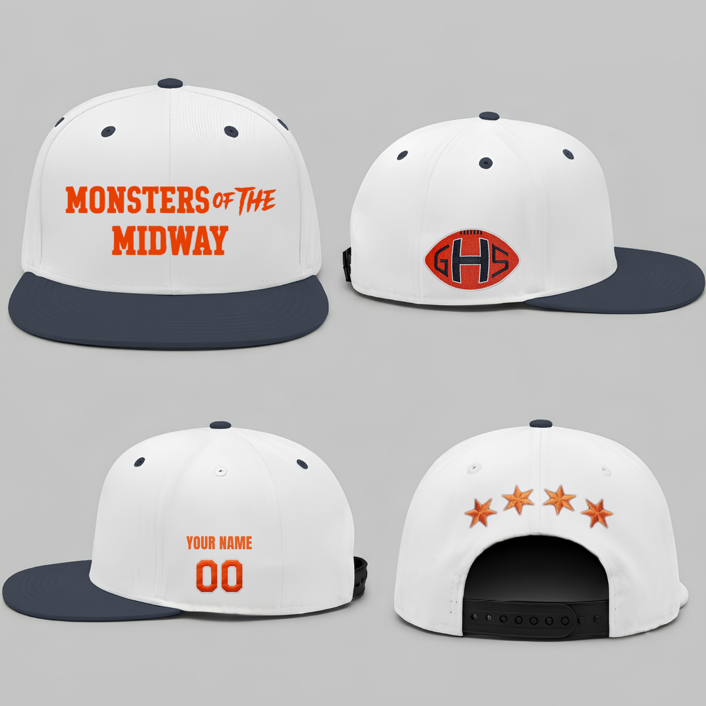 Chicago Bears 2026 Rivalries Snapback Cap - Printed