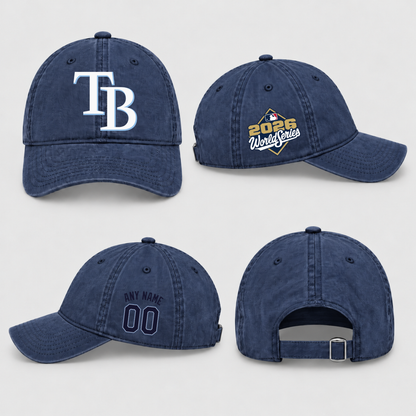 TBR American League Champions Personalized Wash Hat - Printed V3