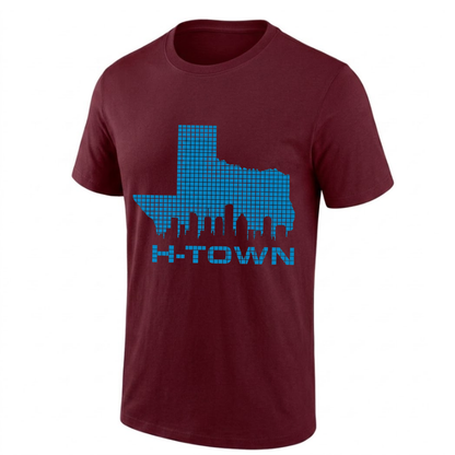 Houston Texan 2026 Rivalries Edition One Side Printed T-Shirt