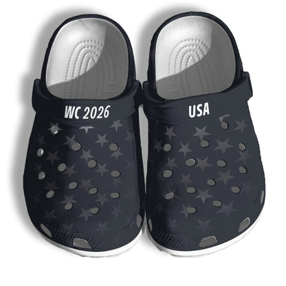 USMNT Clogs WC2026 Black - Charms Gift Set
