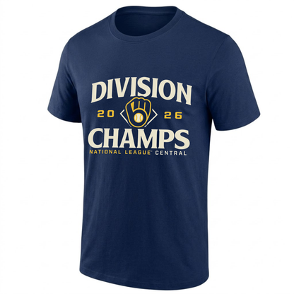MIL 2026 NL CENTRAL CHAMPS One Side T-Shirt - Printed