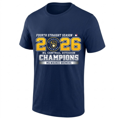 MIL 2026 NL CENTRAL CHAMPS One Side T-Shirt - Printed V6