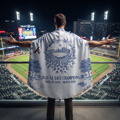 ATL Supporter Edition Strap Shawl Cape – Printed