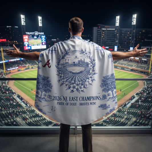 ATL Supporter Edition Strap Shawl Cape – Printed