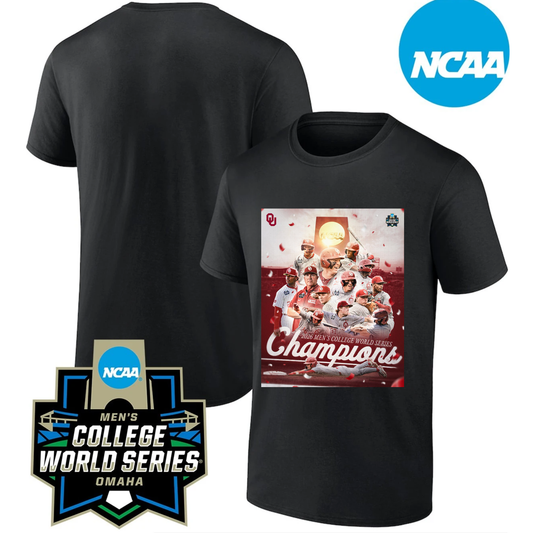 OU 2026 NCAA Men’s Baseball National Champions One Side T-Shirt V3