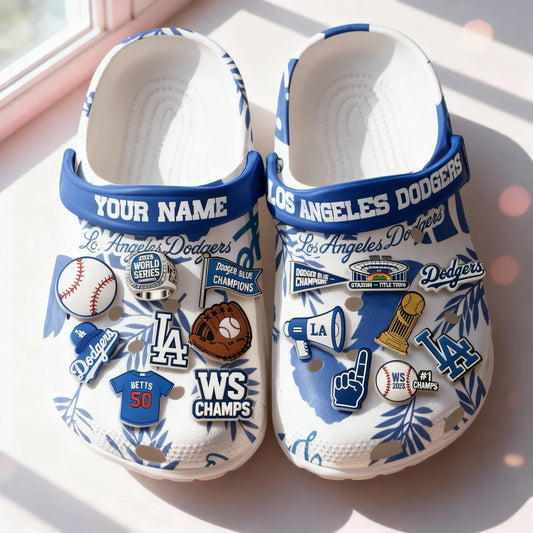 LAD World Series Champions Clogs - Charms Gift Set
