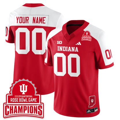 Custom IND Vapor Limited Football Jersey - Rose Bowl Champions