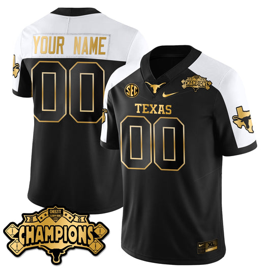 TEX Football Vapor Limited Gold Custom Jersey - Citrus Bowl Champions