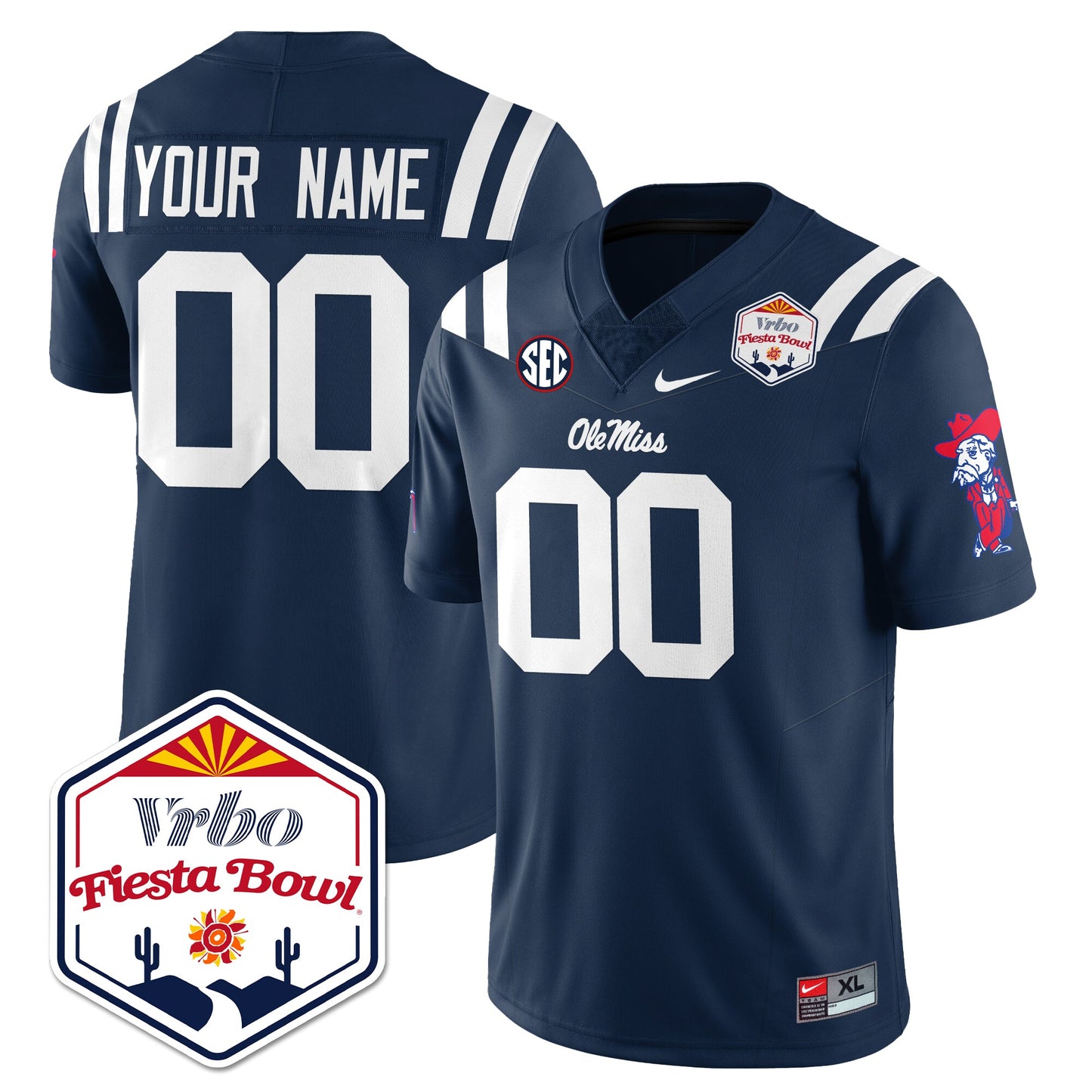 OM Vapor Limited Custom Jersey - Vrbo Fiesta Bowl