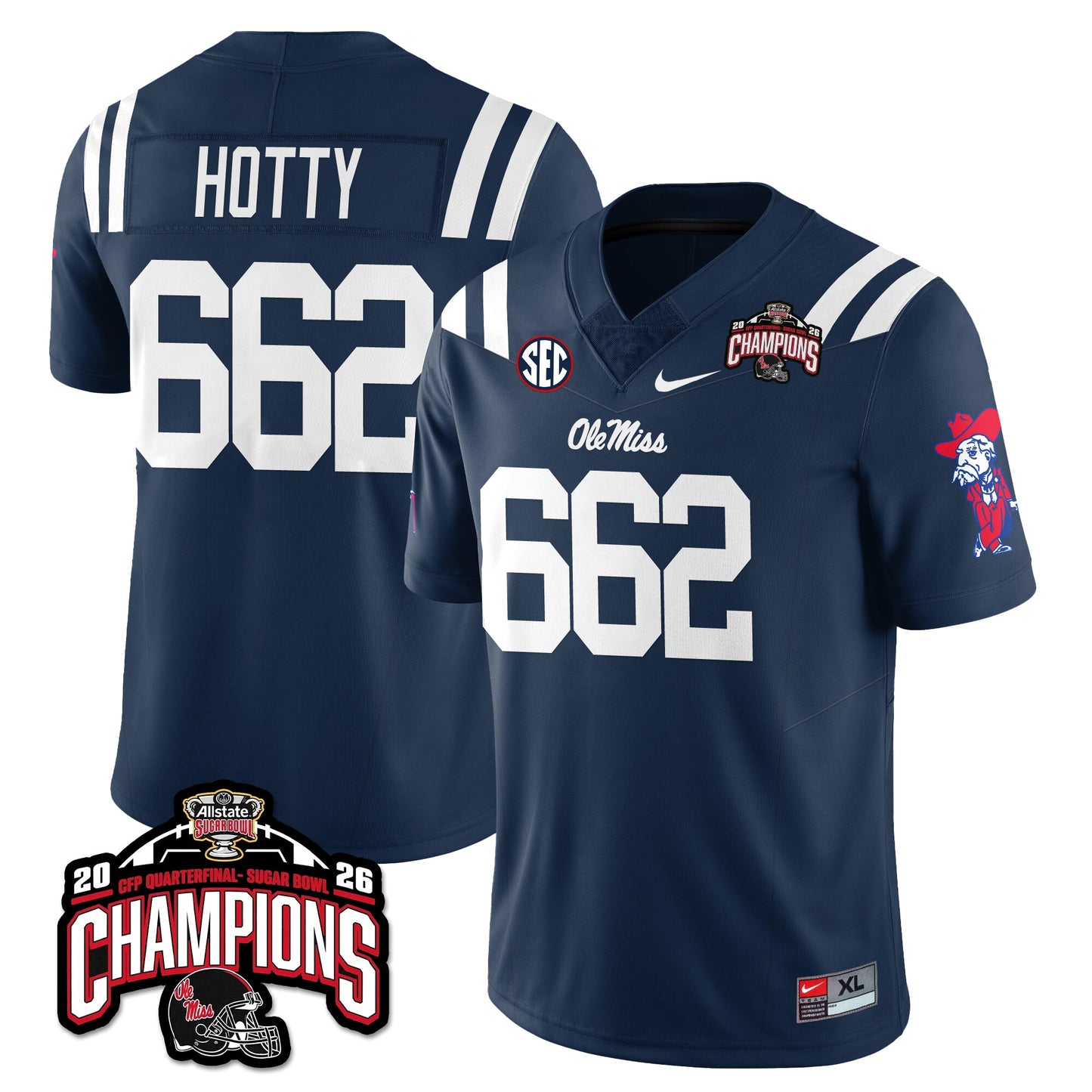OMB Football Vapor Limited Jersey - Allstate Sugar Bowl Champions