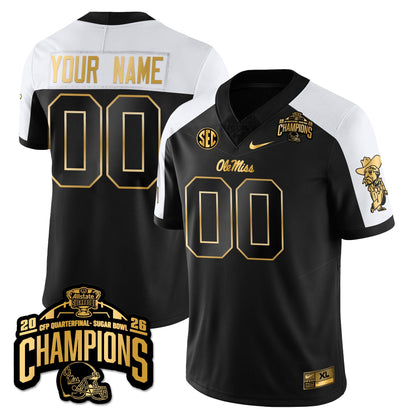 Custom OMB Football Vapor Limited Gold Jersey - Allstate Sugar Bowl Champions