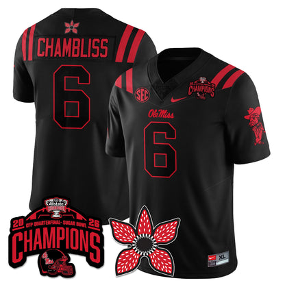 OMB Football Stranger Things Vapor Limited Jersey - Allstate Sugar Bowl Champions - All Stitched