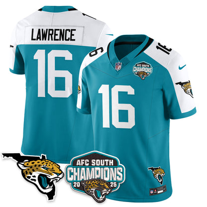 JAX AFC South Division Champions Vapor Limited Jersey - All Stitched