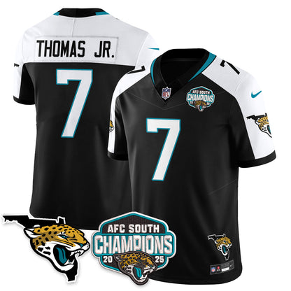 JAX AFC South Division Champions Vapor Limited Jersey - All Stitched