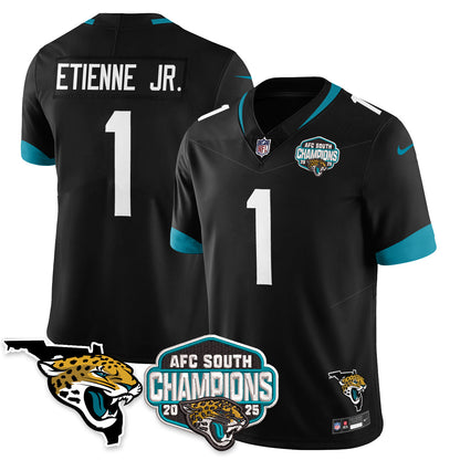 JAX AFC South Division Champions Vapor Limited Jersey - All Stitched
