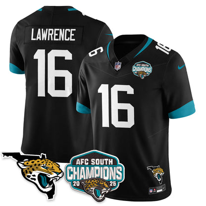 JAX AFC South Division Champions Vapor Limited Jersey - All Stitched