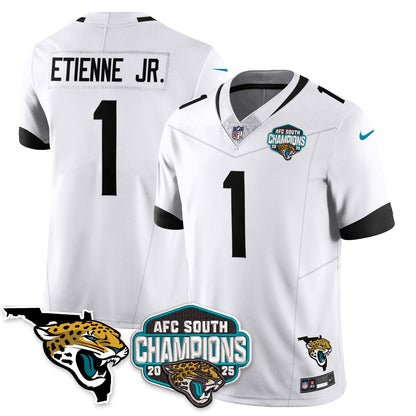 JAX AFC South Division Champions Vapor Limited Jersey - All Stitched