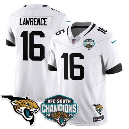 JAX AFC South Division Champions Vapor Limited Jersey - All Stitched