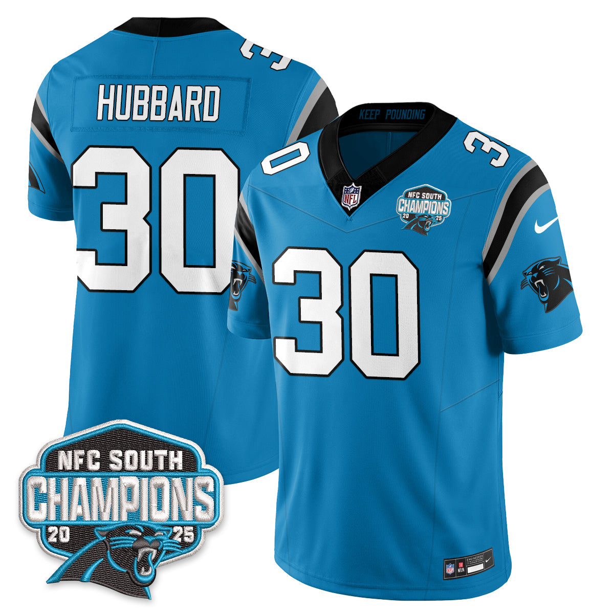 CAR NFC South Division Champions Vapor Limited Jersey - All Stitched