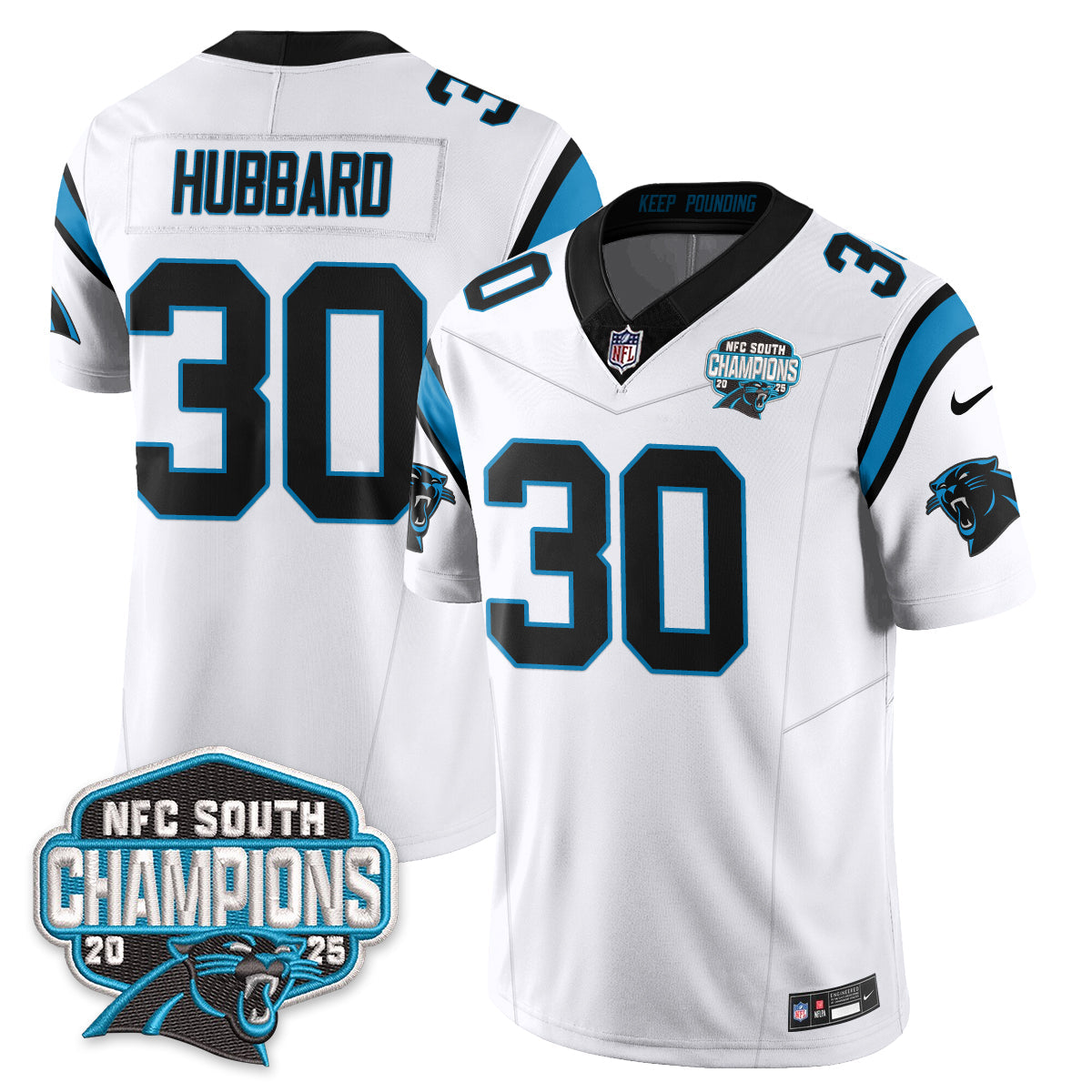 CAR NFC South Division Champions Vapor Limited Jersey - All Stitched