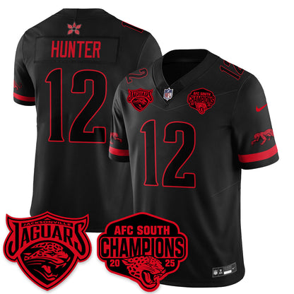 JAX Stranger Things AFC South Division Champions Vapor Limited Throwback Jersey - All Stitched