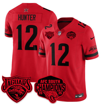 JAX Stranger Things AFC South Division Champions Vapor Limited Throwback Jersey - All Stitched