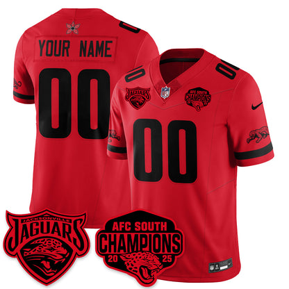 JAX Stranger Things AFC South Division Champions Vapor Limited Throwback Jersey - All Stitched