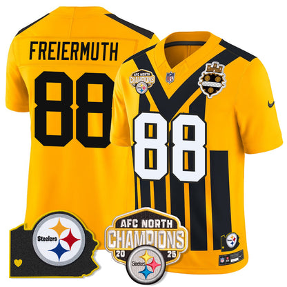 PIT AFC North Division Champions Vapor Limited Jersey - All Stitched