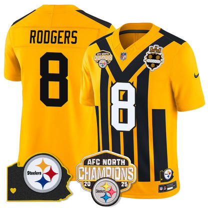 PIT AFC North Division Champions Vapor Limited Jersey - All Stitched