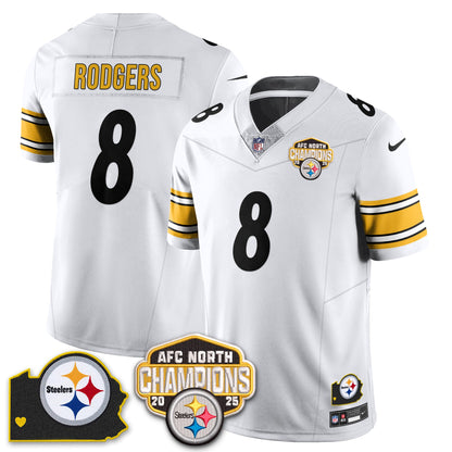 PIT AFC North Division Champions Vapor Limited Jersey - All Stitched