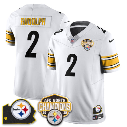 PIT AFC North Division Champions Vapor Limited Jersey - All Stitched
