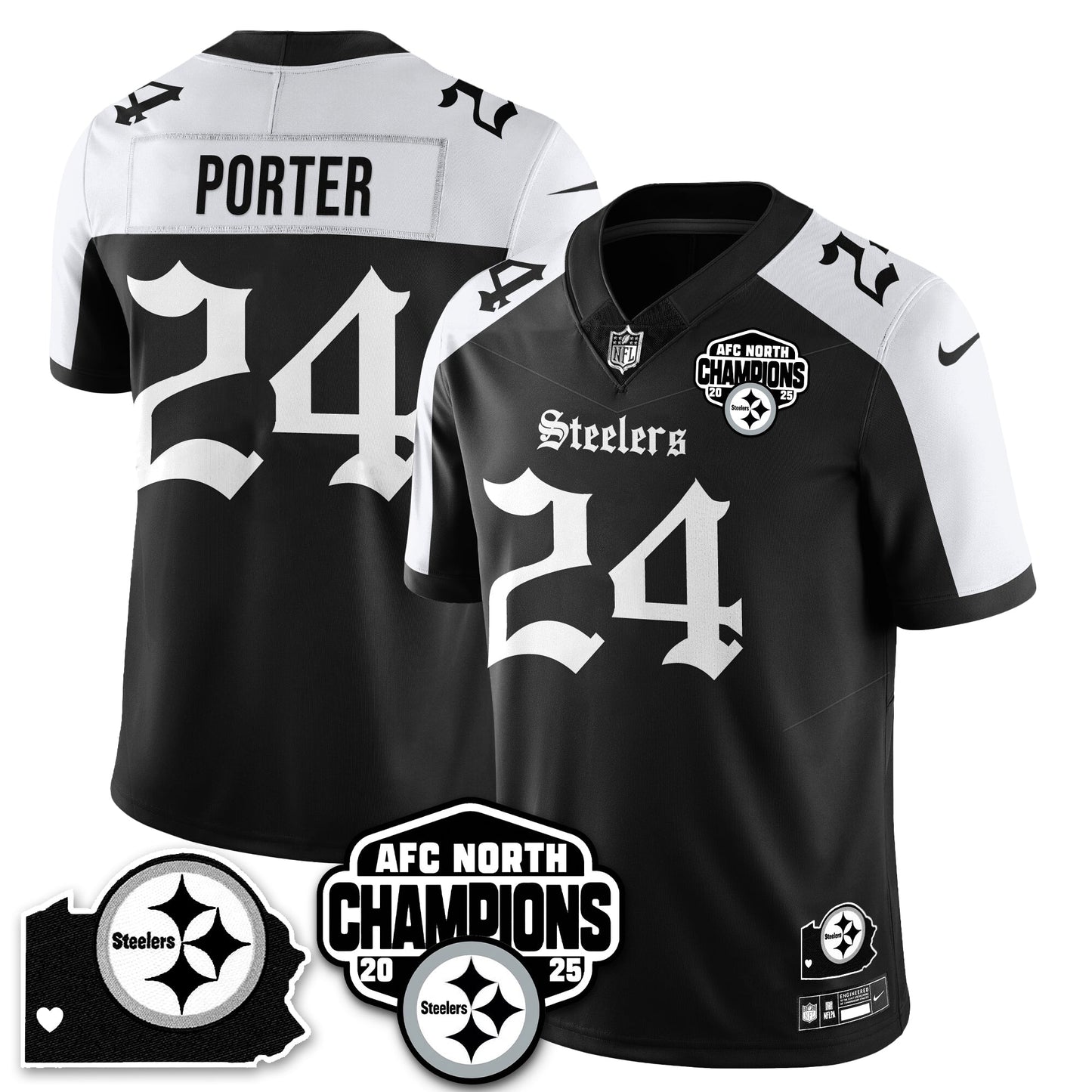 PIT Gothic AFC North Division Champions Vapor Limited Jersey