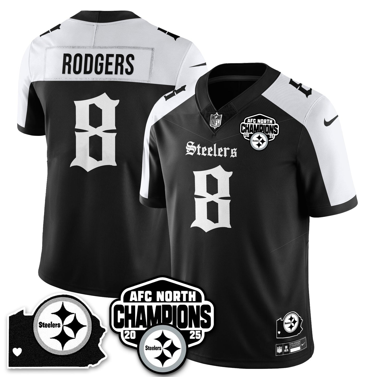 PIT Gothic AFC North Division Champions Vapor Limited Jersey