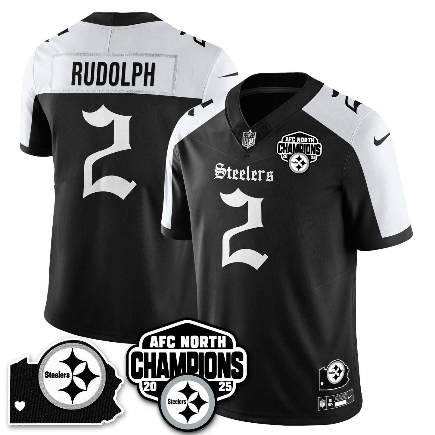 PIT Gothic AFC North Division Champions Vapor Limited Jersey