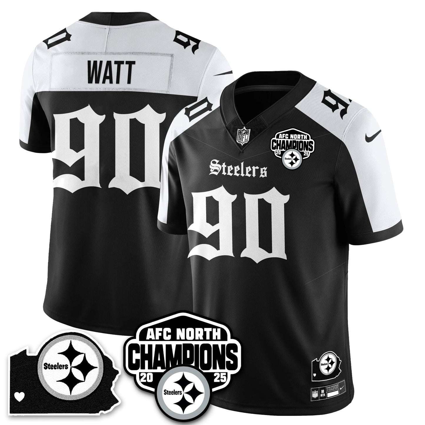 PIT Gothic AFC North Division Champions Vapor Limited Jersey