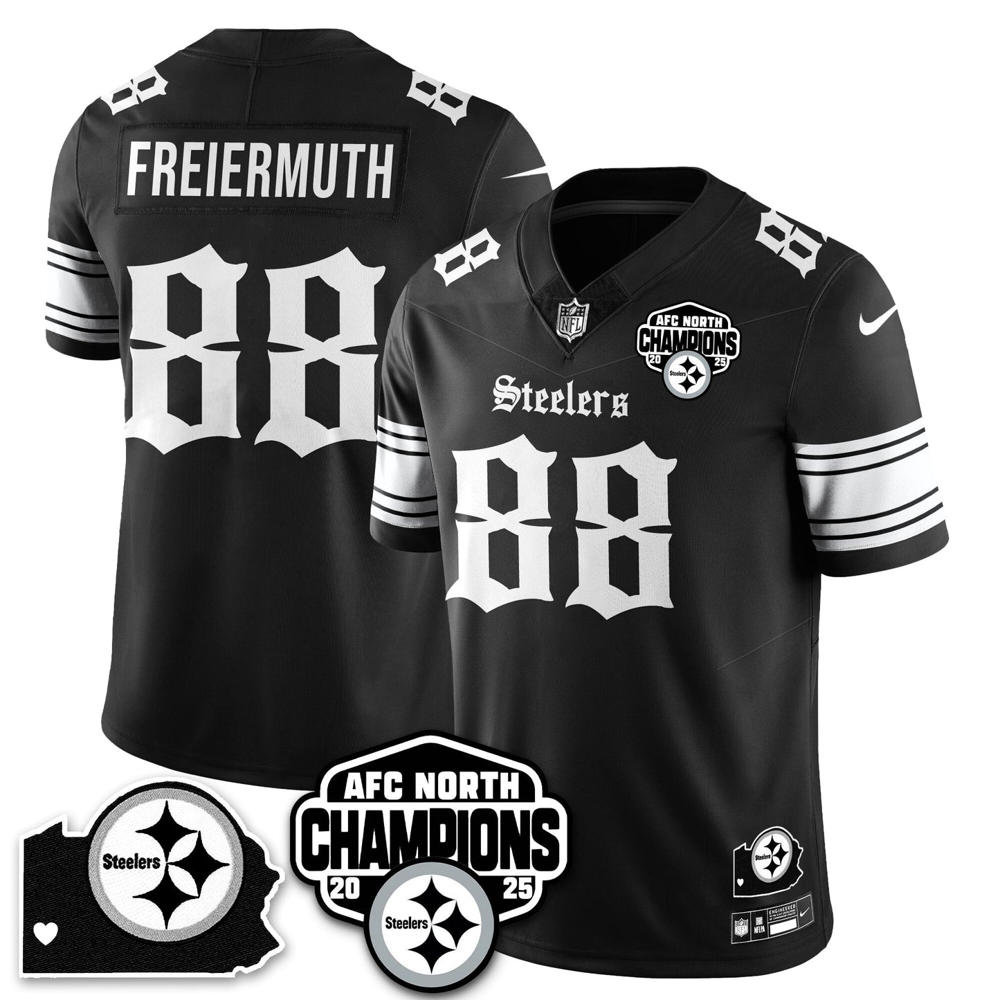 PIT Gothic AFC North Division Champions Vapor Limited Jersey