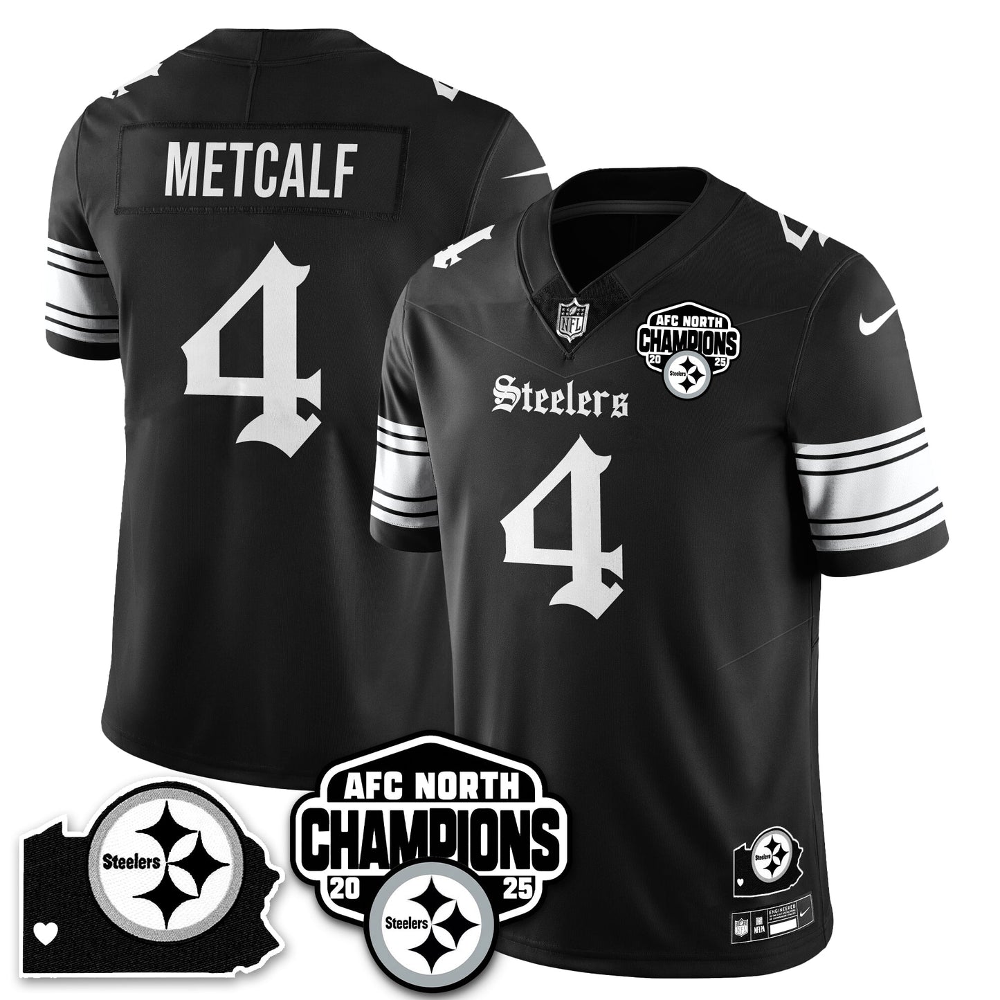 PIT Gothic AFC North Division Champions Vapor Limited Jersey